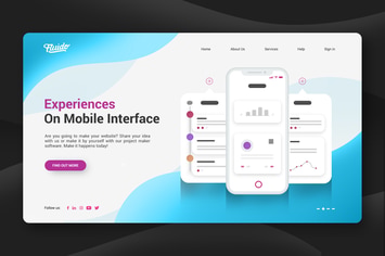Corporate Start-Up Hero Header Template