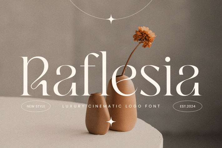 Raflesia - Luxury Cinematic Logo Font