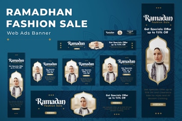 Web Ads Banners - Ramadhan Fashion Sale