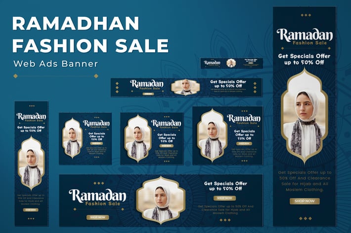 Web Ads Banners - Ramadhan Fashion Sale