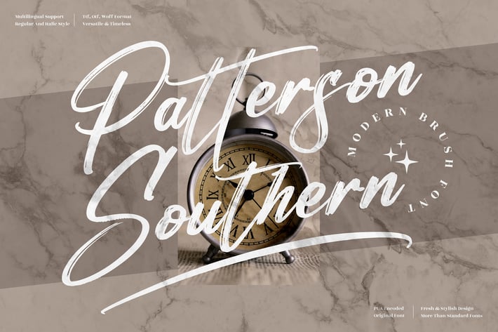 Patterson Southern Brush Font