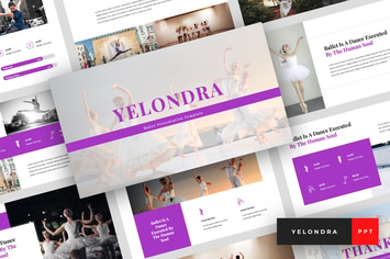 Yelondra - Ballet PowerPoint Template