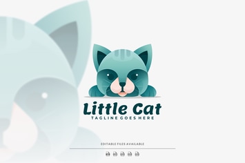 Little Cat Gradient Logo