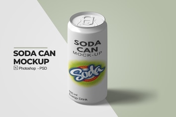 Soda Can Mockup V.3