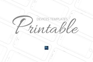 Printable Devices Templates