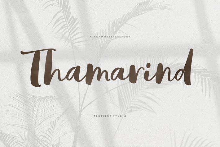 Thamarind Handwritten Font