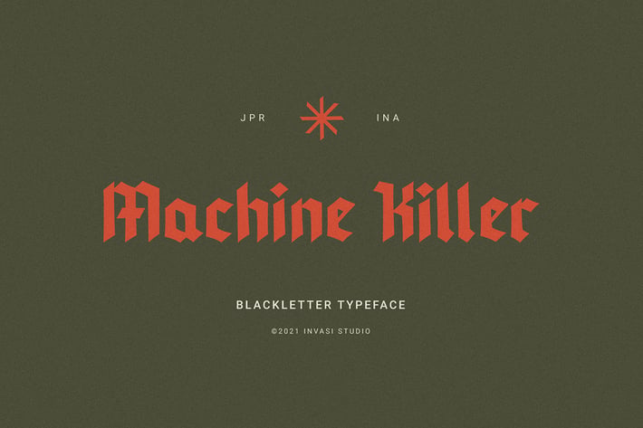 Machine Killer - Blackletter
