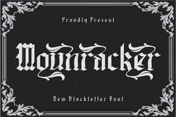Mounracker - Blackletter Font
