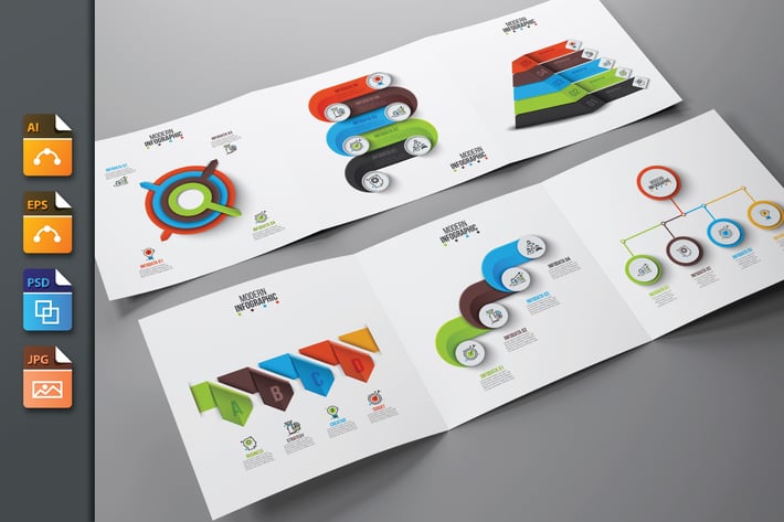 Infographics template set v.22
