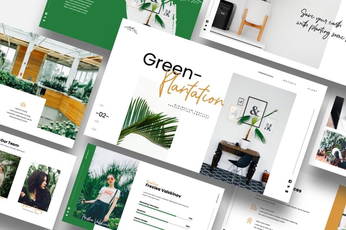 Green Plantation - Botanic Keynote Template