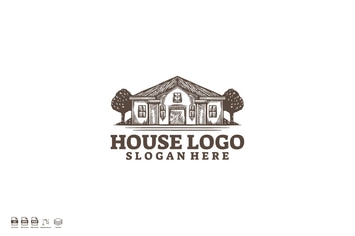 House logo template