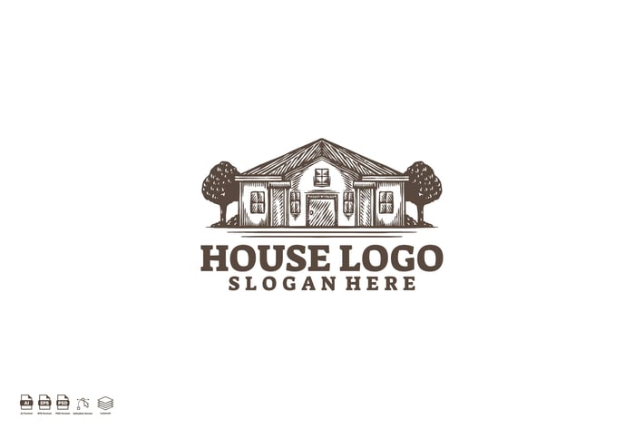 House logo template