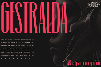 Gestralda - A Dystopian Future Fonts