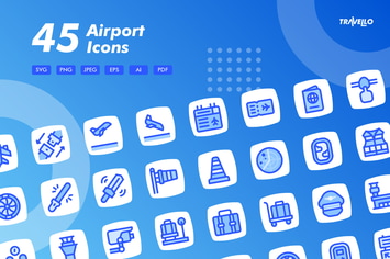 Travello Airport Icons