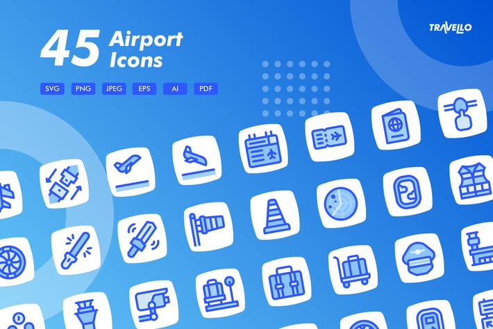 Travello Airport Icons