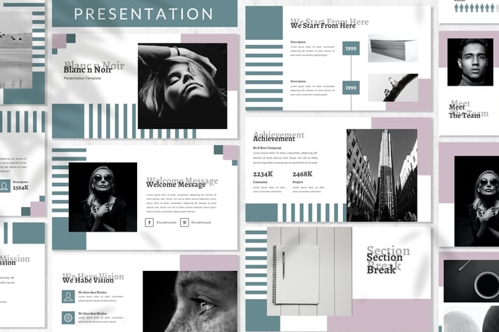Blanc N Noir - Fashion Presentation Template