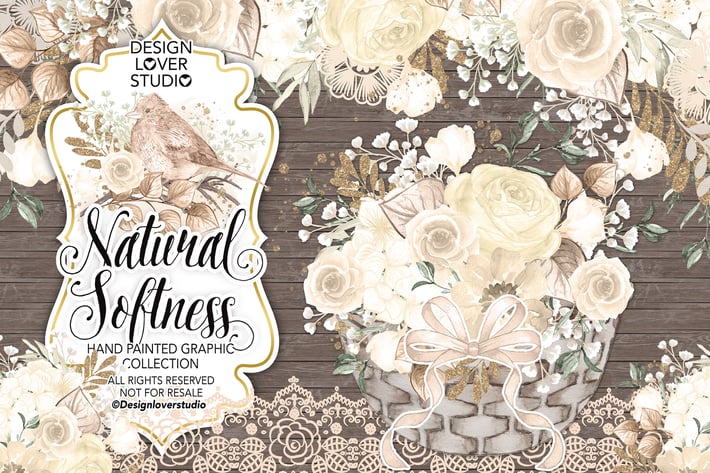 Watercolor NATURAL SOFTNESS design