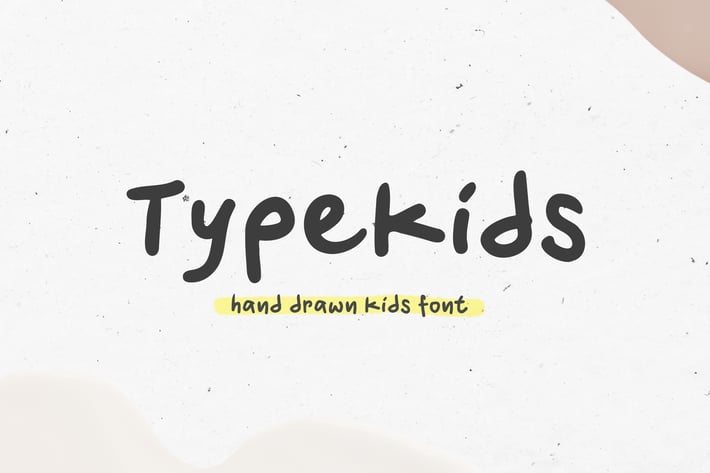 Typekids - Hand Drawn Kids Font