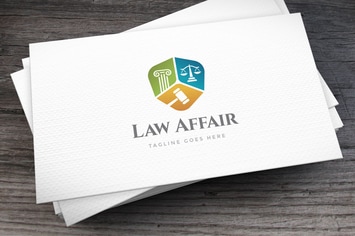 Law Affair Logo Template