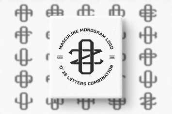 O (A-Z) Monogram Logo Creator Pack Vol.4