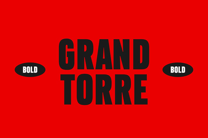 Grand Torre - Display Sans Serif Font