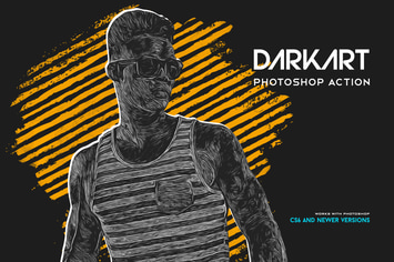 DarkART Painting Photoshop Action