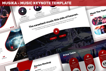 Musika - Music Keynote Template