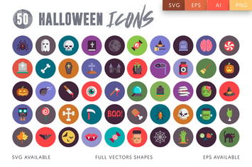 50 Halloween Icons