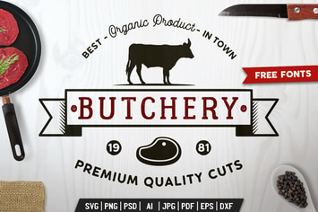 BBQ Print Design for T-Shirt. Retro Barbecue SVG