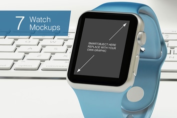 Watch Mockup - 7 Poses