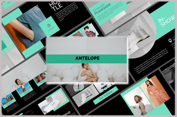 Antelope Lookbook Dark - Powerpoint Template