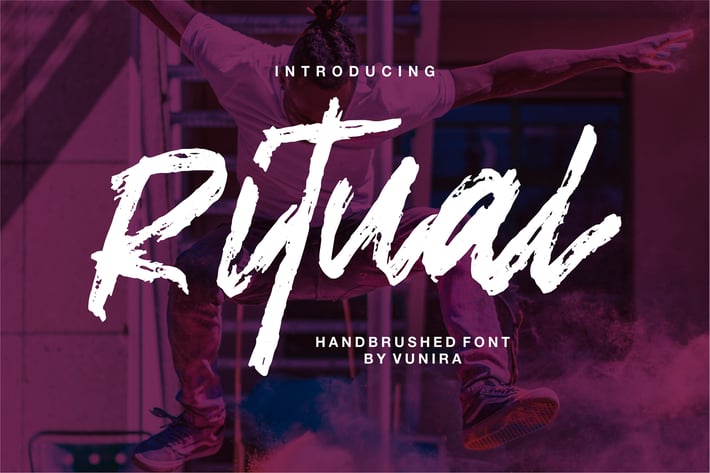 Ritual | Handbrushed Font