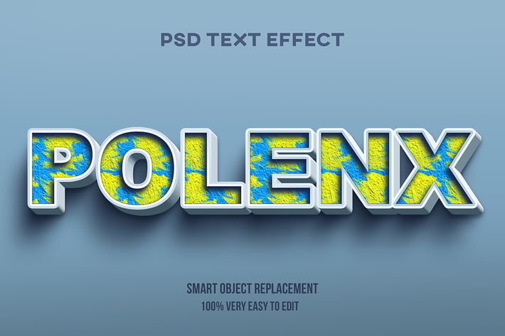 abstract texture text effect
