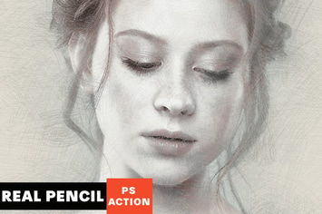 Real Pencil Photoshop Action