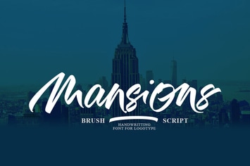 Mansions Brush Script