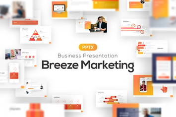 Breeze Marketing Powerpoint Presentation Template