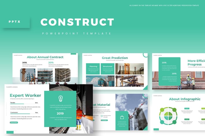 Construct - Powerpoint Template