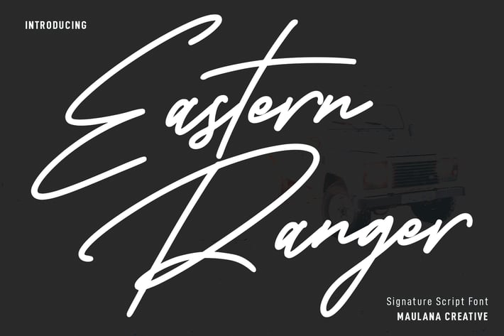 Eastern Ranger Signature Script Font