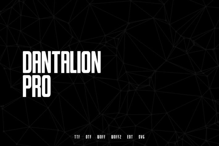 Dantalion - Modern Typeface + WebFonts