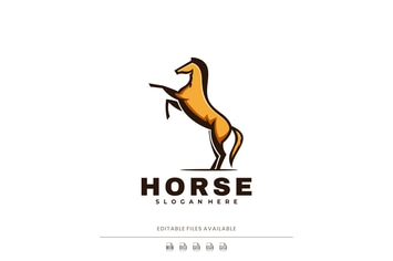 Horse Mascot Logo