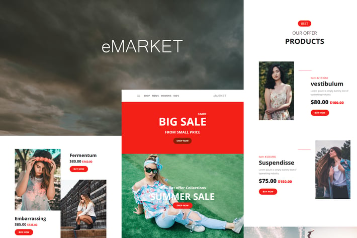 eMarket Mail - Responsive E-mail Template
