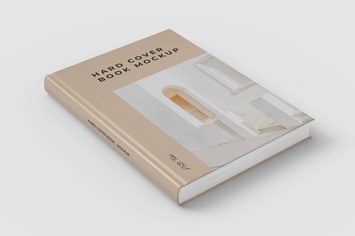 Hard Cover Book Mockups