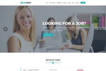 Jobhelp - Job Board PSD Template