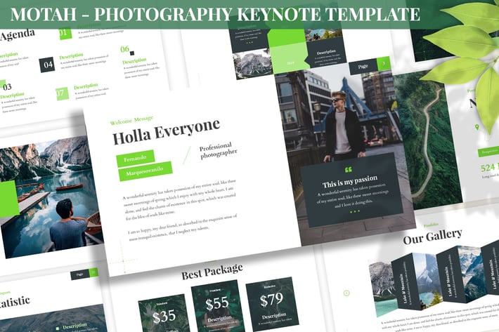 Motah - Photography Keynote Template
