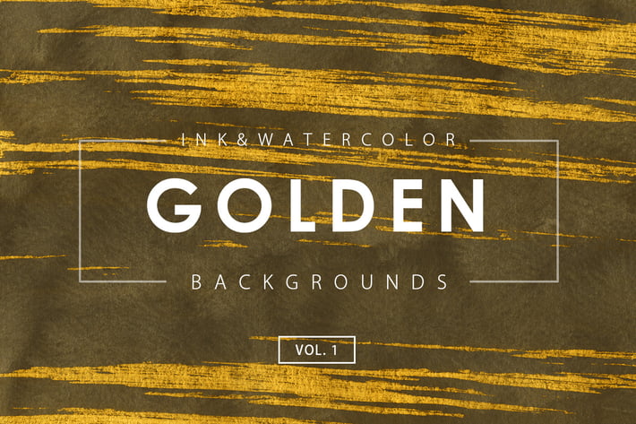 Golden Ink Backgrounds 1