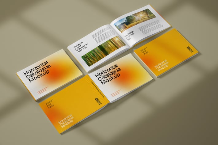 Horizontal Catalogue Mockup