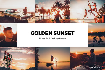 20 Golden Sunset Lightroom Presets & LUTs