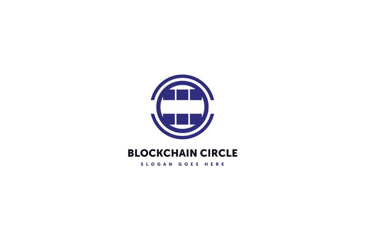 Blockchain Circle Logo Template
