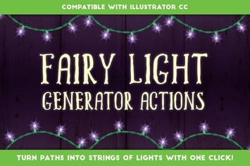 Fairy Light Generator  - Illustrator Actions