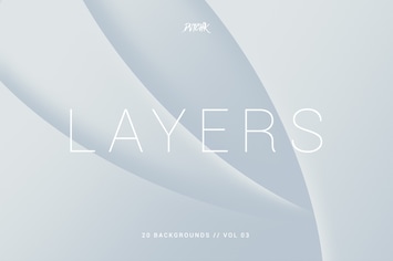 Layers | Wavy Curves Backgrounds | Vol. 03